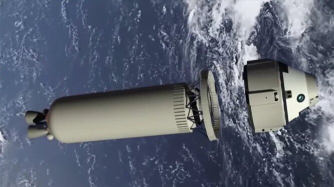 CST-100 Starliner отделяется от ракеты Atlas 5, демонстрационный ролик Boeing CST-100 Starliner отделяет от ракеты Atlas 5, демонстрационный ролик Boeing