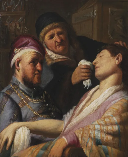 Рембрандт ван Рейн. Пациент без сознания (Обоняние)