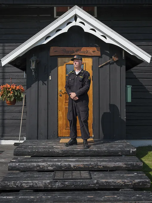 Ingar Solberg, policeman at the Nyrud border Station,