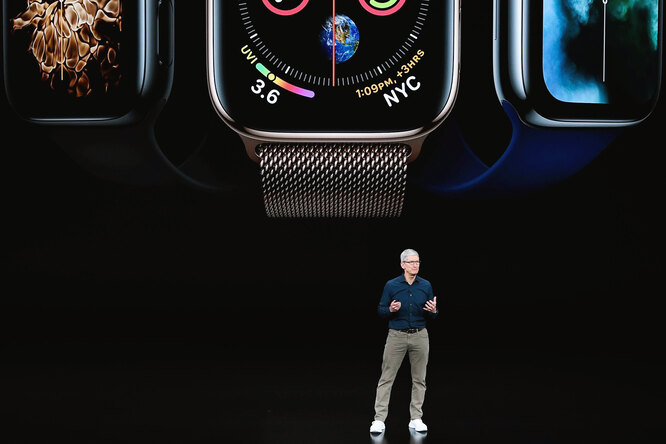 Посмотрите, как снимали обои для новых Apple Watch 4