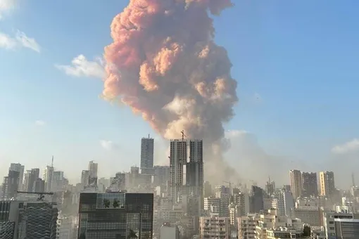 В Бейруте произошел мощный взрыв