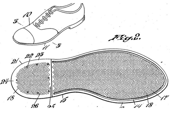 Рисунок из патентной заявки Пола Сперри, поданной 30 ноября 1937 года.