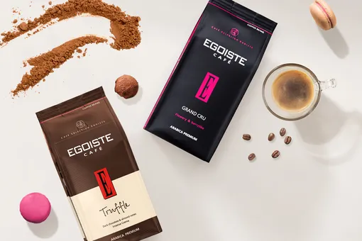 Кофейный бренд EGOISTE представил 2 новых вкуса — шоколадный трюфель и бургундское вино