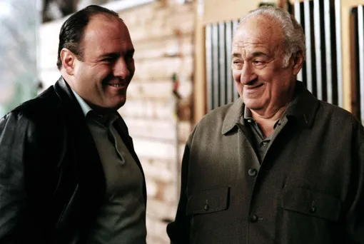 Джеймс Гандольфини и Джерри Адлер в «Клане Сопрано» Джеймс Гандольфини и Джерри Адлер в «Клане Сопрано»