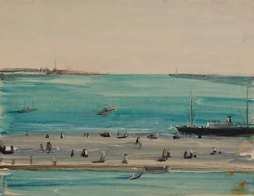 Александр Лабас, «Лазурное море», 1936 Александр Лабас, «Лазурное море», 1936