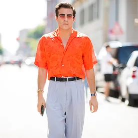Streetstyle на Неделе мужской моды в Милане Streetstyle на Неделе мужской моды в Милане