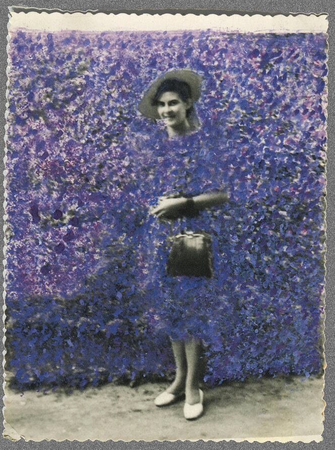 Элиза, дочь владельца фермы, Авиньон, июнь 1983 года.Селекционные эксперименты Элизы привели к вспышке лавандовой лихорадки.Во время эпидемии она запрещала фотографировать себя на цветную пленку.
