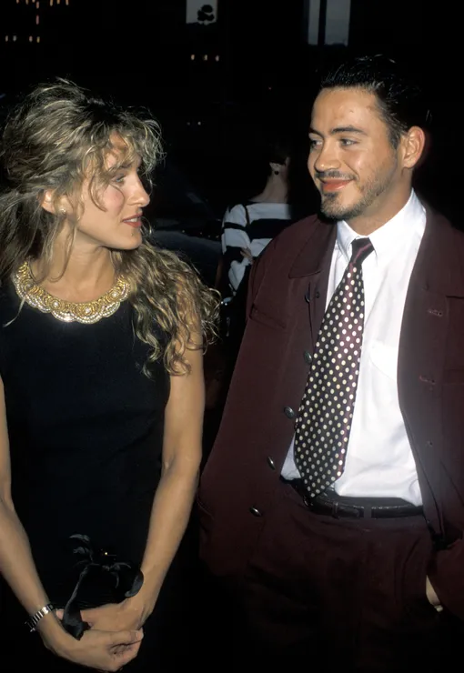 Сара Джессика Паркер и Роберт Дауни-младший на обеде телекомпании ABC, 1990