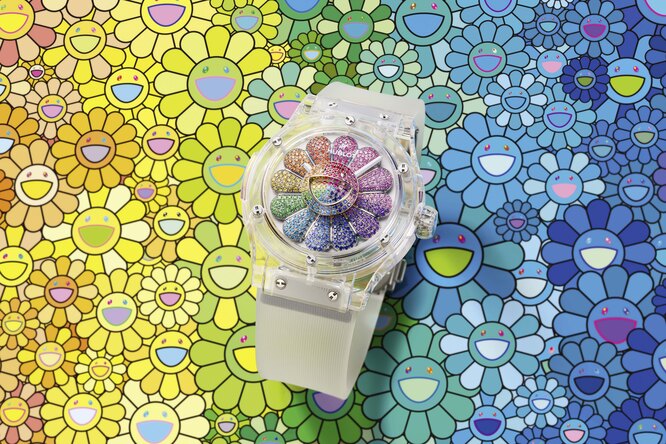 Hublot и художник Такаси Мураками представили вторую совместную модель часов