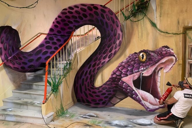 Художник из Франции создает трехмерные граффити. Выглядит невероятно реалистично!