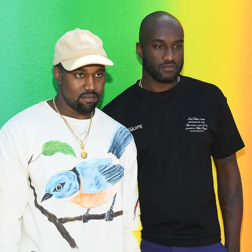 Канье Уэст и Вирджил Абло на показе Louis Vuitton Menswear весна-лето 2019 Канье Уэст и Вирджил Абло на показе Louis Vuitton Menswear весна-лето 2019