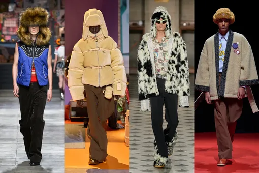 Dsquared2, Louis Vuitton, Bluemarble, Kenzo осень-зима 2023