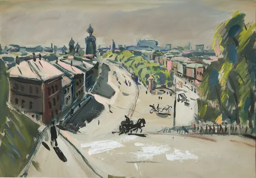 Сергей Расторгуев, «Трубная площадь», 1920–1930-е Сергей Расторгуев, «Трубная площадь», 1920–1930-е