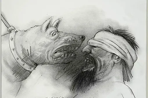 Фернандо Ботеро, «Абу-Грейб-6». Художественный музей Беркли и Тихоокеанский киноархив, США
