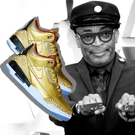 Кроссовки дня: золотые Air Jordan III Спайка Ли Кроссовки дня: золотые Air Jordan III Спайка Ли