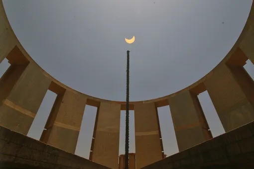 Вид из обсерватории Джантар-Мантар в Джайпуре, Индия