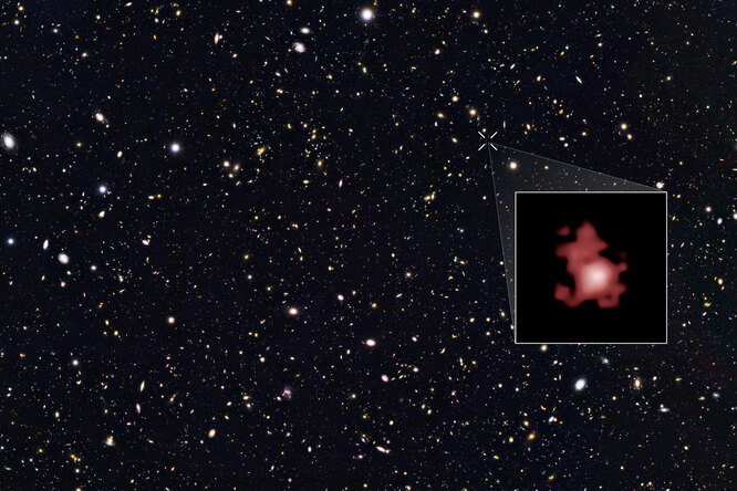 Ученые обнаружили самую древнюю и далекую галактику во Вселенной