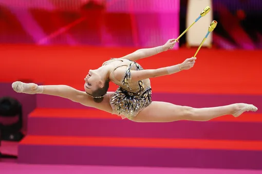 Сборная России досрочно выиграла медальный зачет чемпионата мира по художественной гимнастике Сборная России досрочно выиграла медальный зачет чемпионата мира по художественной гимнастике