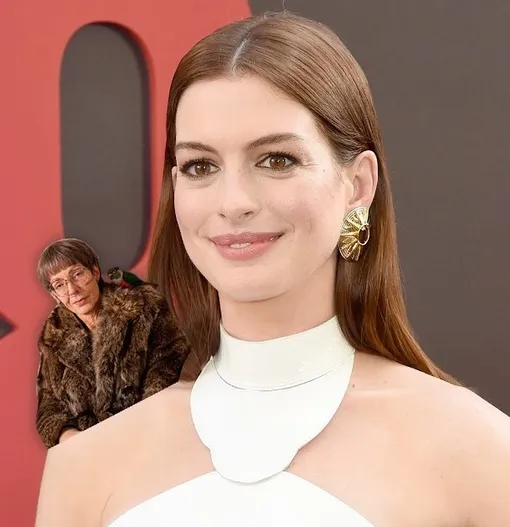 Janney on Annie: Эллисон Дженни на плече у Энн Хэтэуэй Janney on Annie: