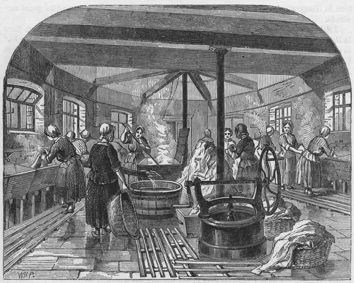 Стирка в лондонской тюрьме, 1850-е Стирка в лондонской тюрьме, 1850-е