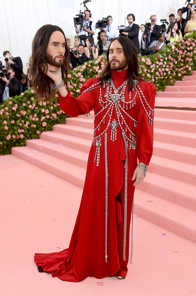 Джаред Лето на Met Gala 2019 Джаред Лето на Met Gala 2019