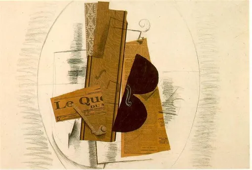 «Скрипка и трубка», 1913