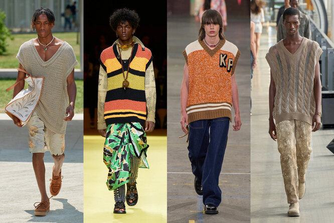 Etro, Dsquared2, Kenzo, John Elliott весна-лето 2023 Etro, Dsquared2, Kenzo, John Elliott весна-лето 2023
