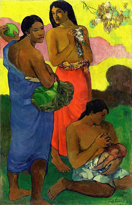Поль Гоген, Материнство II, 1899 Поль Гоген, Материнство II, 1899