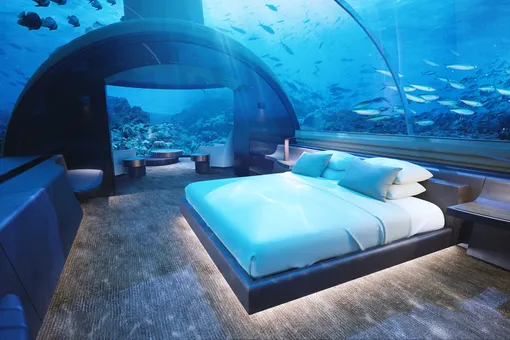 На Мальдивах теперь можно арендовать первую в мире подводную виллу (и это очень дорого)