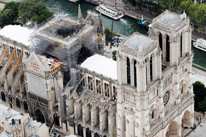 Собор Парижской Богоматери находится под угрозой обрушения из-за жары