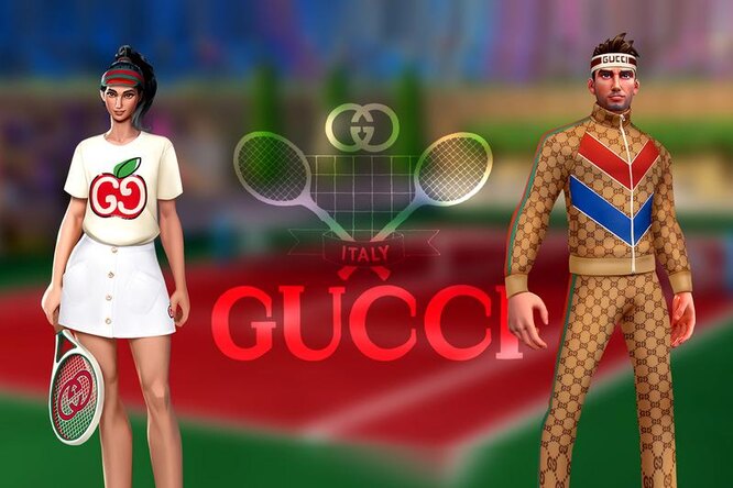 Коллекция Gucci для игры Tennis Clash