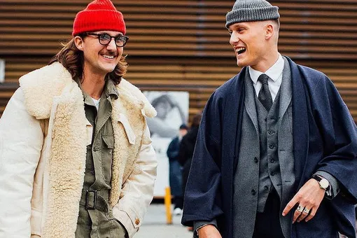 Модные парни на Pitti Uomo 93