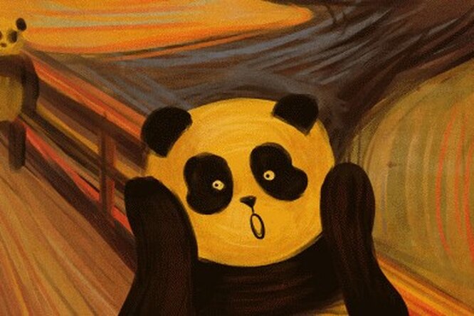 Художник из Китая заменил героев знаменитых картин на панд