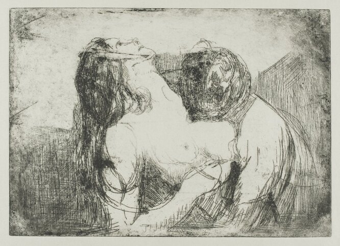 «Укус», Эдвард Мунк (1914). «Укус», Эдвард Мунк (1914).