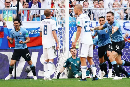 Россия проиграла Уругваю со счетом 0:3 на ЧМ