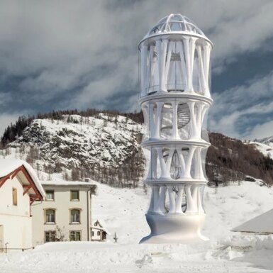 В Швейцарии начали собирать башню Tor Alva. Это будет самое высокое в мире здание, напечатанное на 3D-принтере