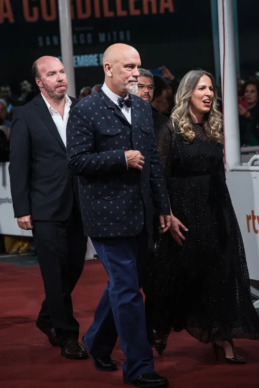 John Malkovich attends the red carpet of the closure gala during 65th San Sebastian Film Festival at Kursaal on September 30, 2017 in San Sebastian, Spain. (Photo by )