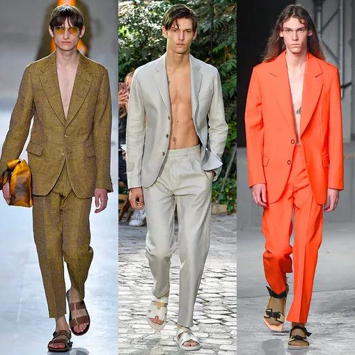 Dries Van Noten, Hermes, Acne Studios весна-лето 2019