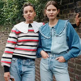 Levi's и Ganni выпустили совместную коллекцию из переработанного денима. Ее нельзя купить — можно только арендовать Levi's и Ganni выпустили совместную коллекцию из переработанного денима. Ее нельзя купить — можно только арендовать