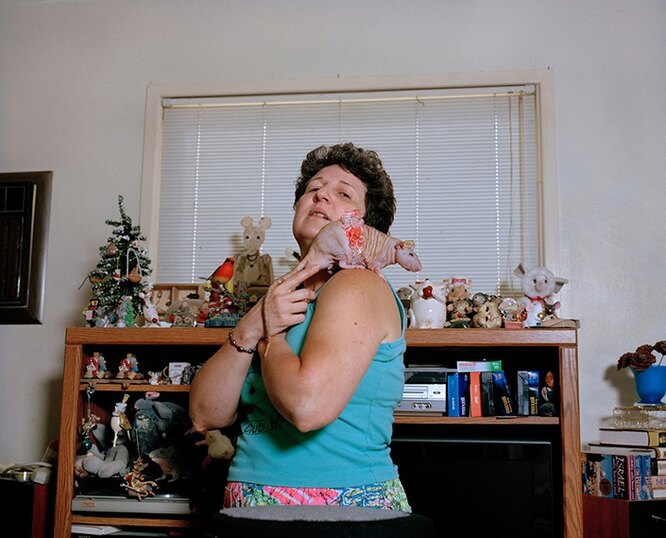 Дебби «Дама с крысой» Дукомман, Чико, Калифорния