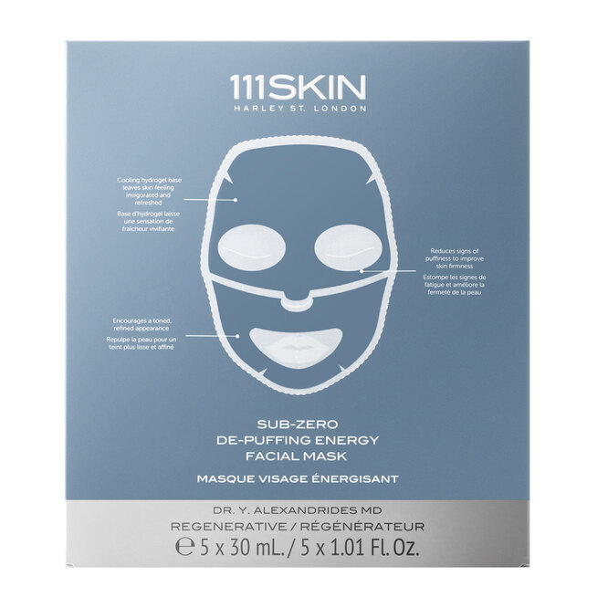 Тонизирующая противоотечная маска для лица Sub Zero, 111 Skin