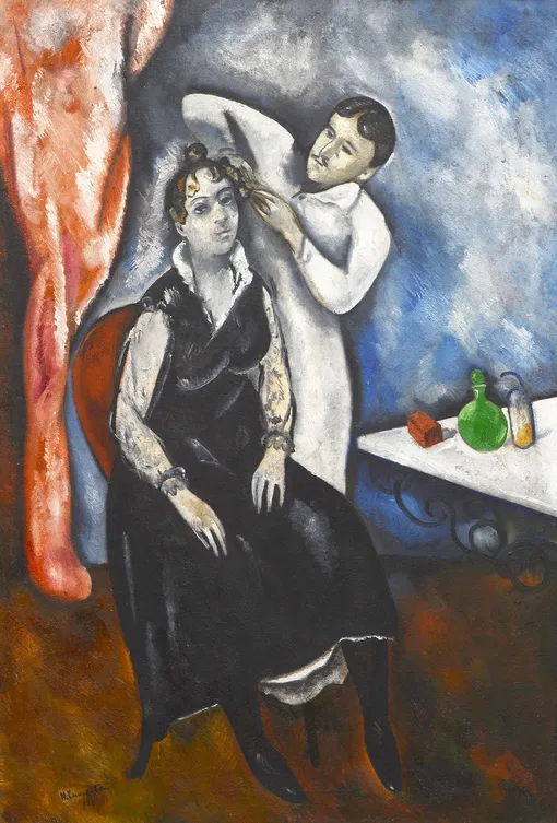 Николай Синезубов, «Парикмахер», 1920 Николай Синезубов, «Парикмахер», 1920