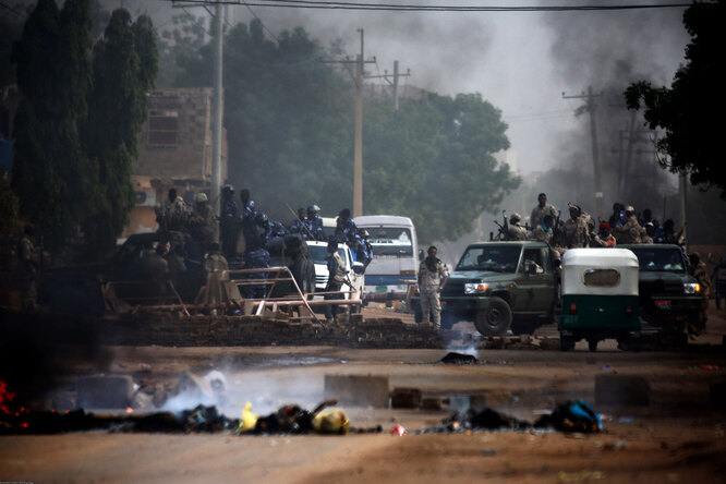 Протесты в Хартуме 3 июня
