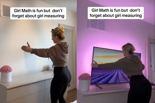 Что за тренд girl measuring. Девушки показывают в TikTok, как измерять стены и предметы без линейки Что за тренд girl measuring. Девушки показывают в TikTok, как измерять стены и предметы без линейки