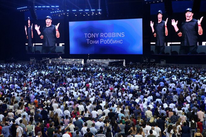 Тони Роббинс в Москве, 1 сентября 2018 года