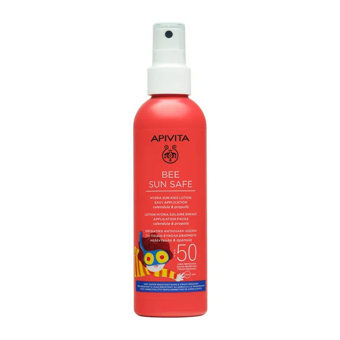 Солнцезащитный увлажняющий спрей для детей SPF 50 Bee Sun Safe, Apivita