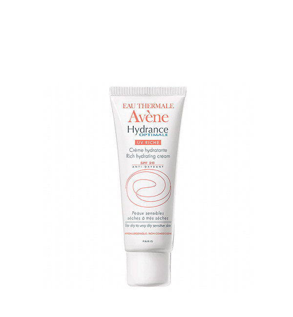 Увлажняющий защитный крем с солнцезащитным фактором 20 Hydrance Rich Hydrating Cream, Avene