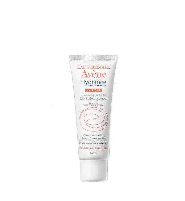Увлажняющий защитный крем с солнцезащитным фактором 20 Hydrance Rich Hydrating Cream, Avene