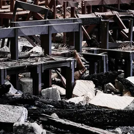 Фотографии: как выглядит собор Парижской Богоматери спустя месяц после пожара Фотографии: как выглядит собор Парижской Богоматери спустя месяц после пожара