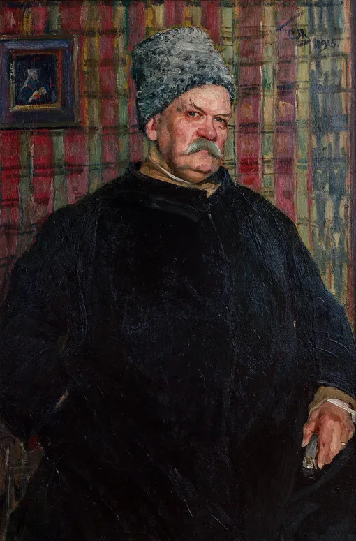 1. Сергей Малютин. Портрет Владимира Гиляровского. 1915